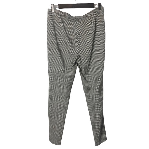 Dalia Black & White Checkered Plaid Skinny Stretch Legging Pants 10 - Picture 2 of 7